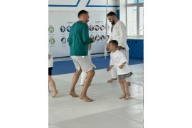 Совместная тренировка по дзюдо с родителями!